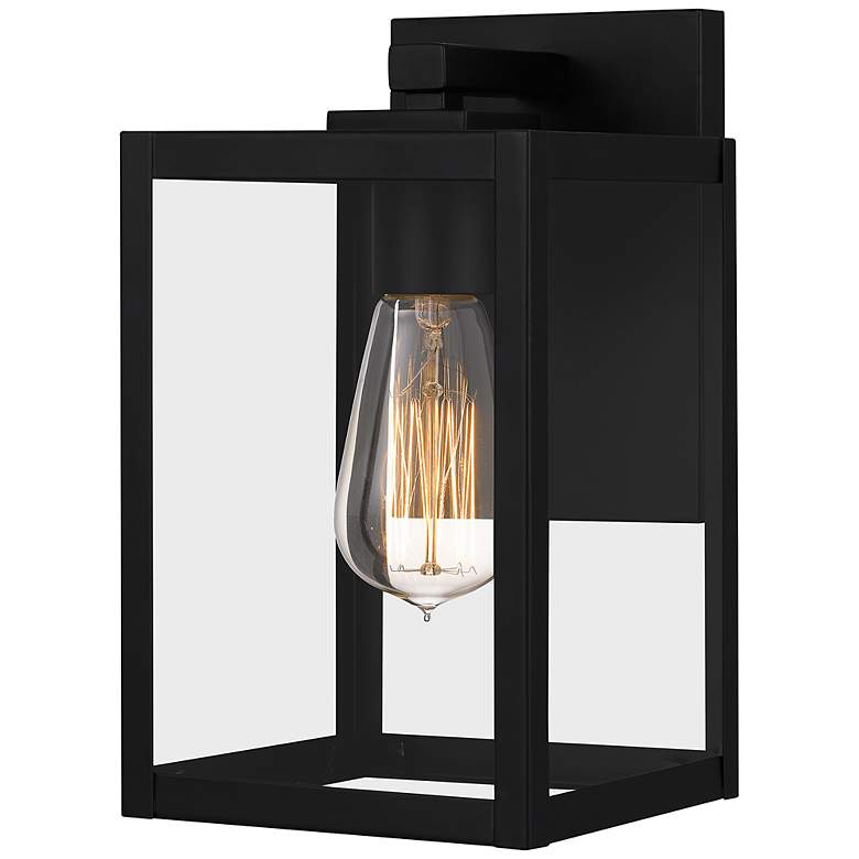 Image 3 Quoizel Westover 10" High Earth Black Outdoor Wall Light