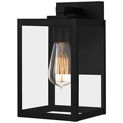 Quoizel Westover 10" High Earth Black Outdoor Wall Light