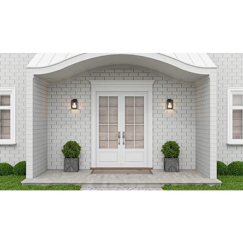 Image 4 Quoizel Westover 10" High Earth Black Outdoor Wall Light more views