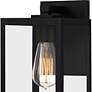 6_Quoizel Westover 10" High Earth Black Outdoor Wall Light more views