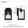 7_Quoizel Westover 10" High Earth Black Outdoor Wall Light more views