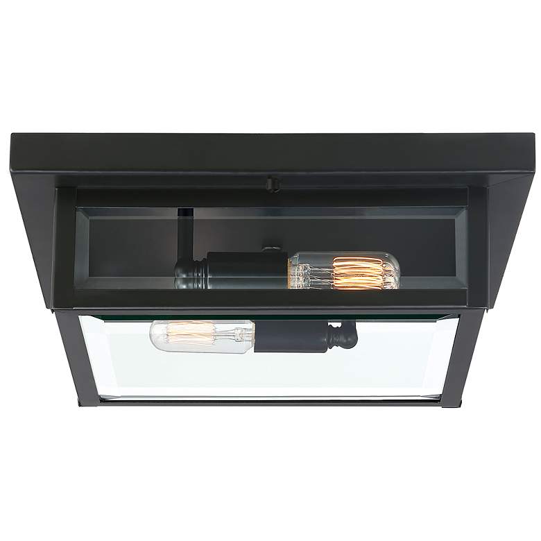 Image 3 Quoizel Westover 12" Wide Earth Black Outdoor Ceiling Light more views