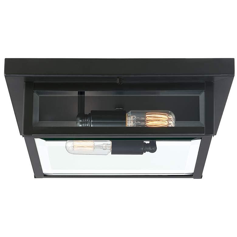 Image 3 Quoizel Westover 12 inch Wide Earth Black Outdoor Ceiling Light more views