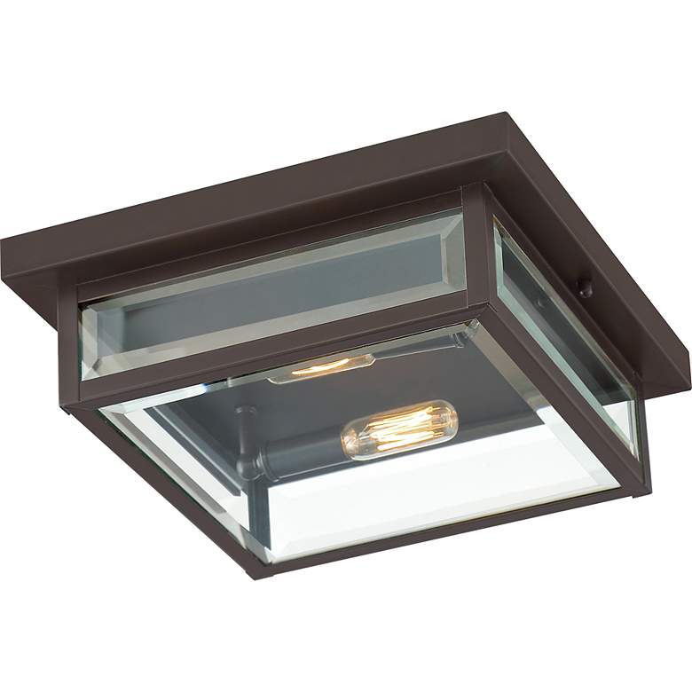 Image 4 Quoizel Westover 12"W Western Bronze 2-Light Ceiling Light more views
