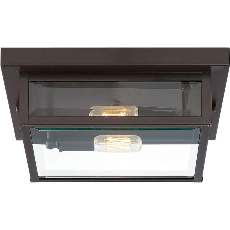 Image 5 Quoizel Westover 12"W Western Bronze 2-Light Ceiling Light more views