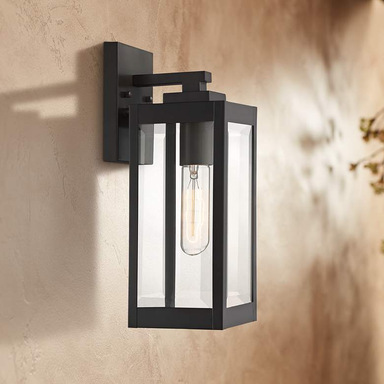 Quoizel Westover 14 1/4&quot; High Bronze Outdoor Wall Light