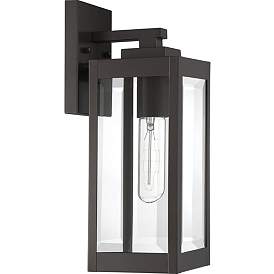 Image3 of Quoizel Westover 14 1/4" High Bronze Outdoor Wall Light more views