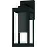 1_Quoizel Westover 14 1/4" High Earth Black Outdoor Wall Light