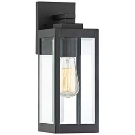 Image2 of Quoizel Westover 14 1/4" High Earth Black Outdoor Wall Light