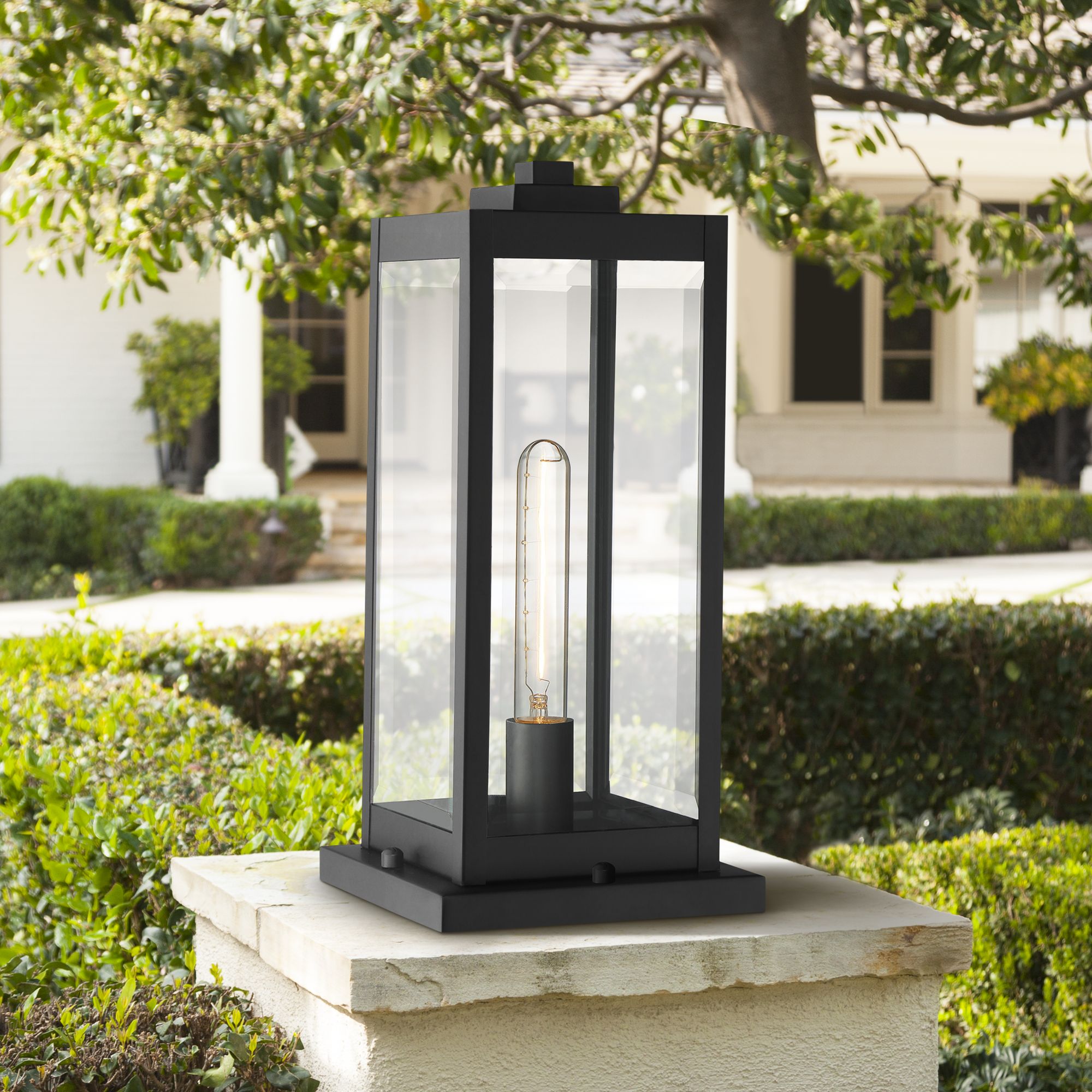 modern light post for front yard