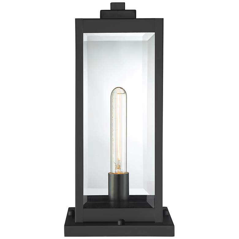 Image 4 Quoizel Westover 16" High Earth Black Outdoor Pier Light more views