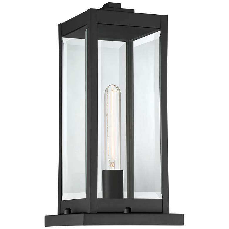 Image 4 Quoizel Westover 16 inch High Earth Black Outdoor Pier Light more views