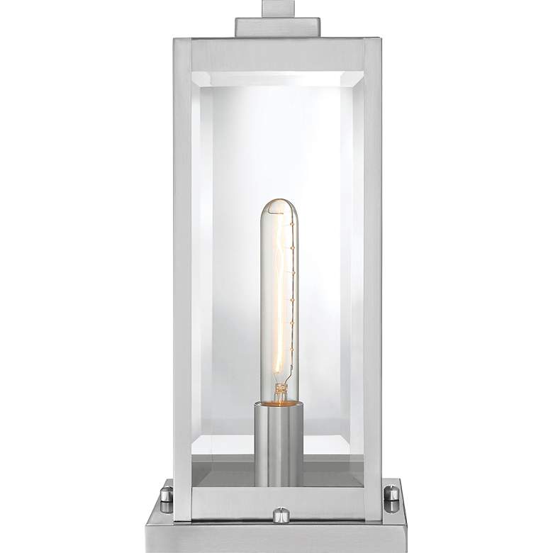 Image 2 Quoizel Westover 16" High Silver Outdoor Pier Light more views
