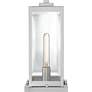 Quoizel Westover 16" High Silver Outdoor Pier Light