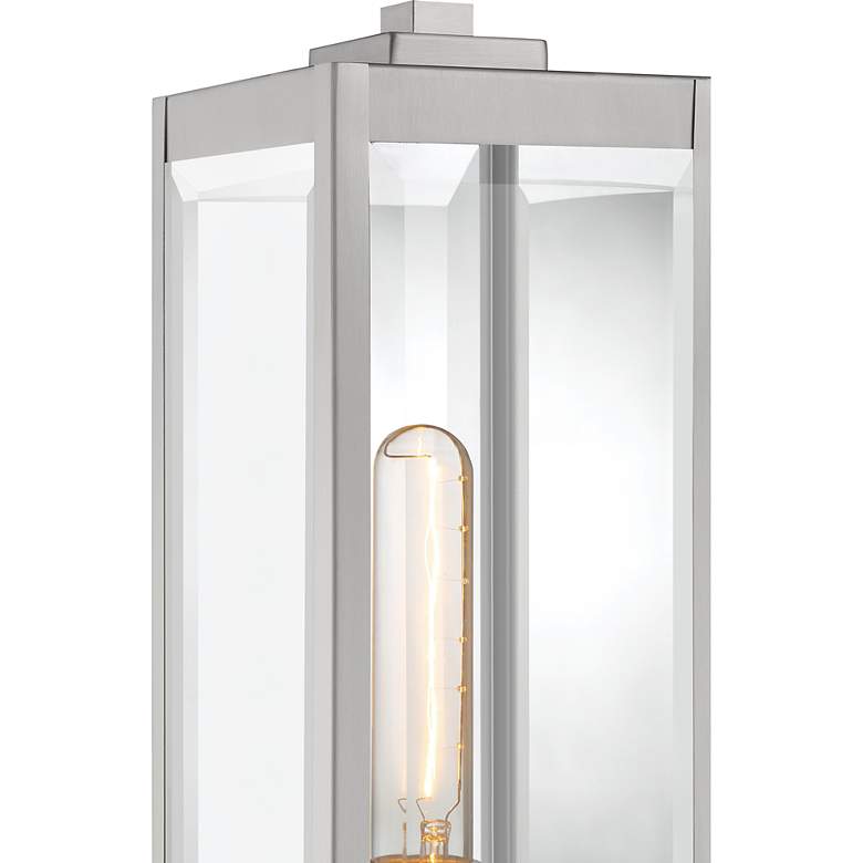 Image 4 Quoizel Westover 16" High Silver Outdoor Pier Light more views