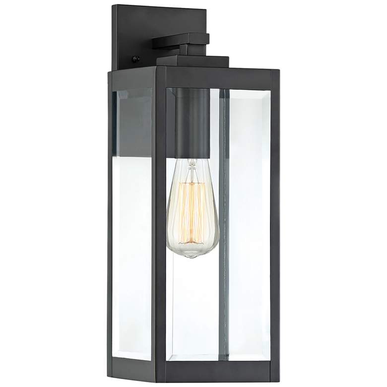Image 2 Quoizel Westover 17" High Earth Black Outdoor Wall Light