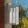 Quoizel Westover 17" High Silver Outdoor Wall Light