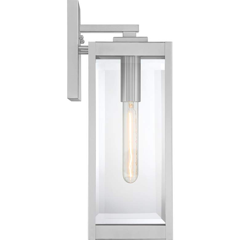 Image 5 Quoizel Westover 17" High Silver Outdoor Wall Light more views
