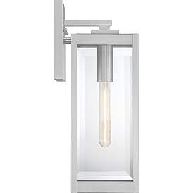 Image5 of Quoizel Westover 17" High Silver Outdoor Wall Light more views