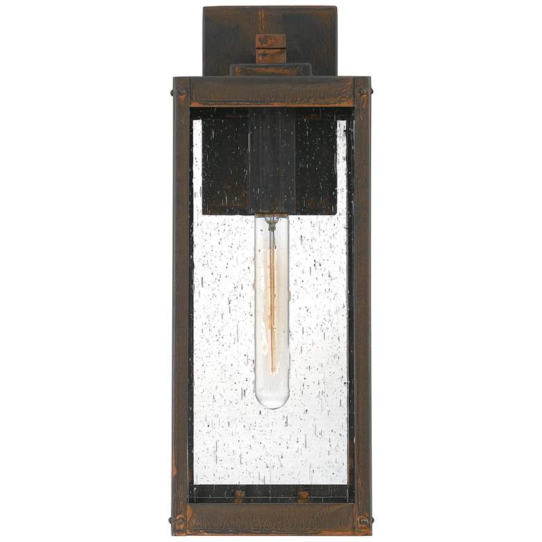 Image 3 Quoizel Westover 17"H Industrial Bronze Outdoor Wall Light more views