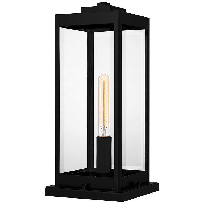 Image 1 Quoizel Westover 19" High Earth Black Outdoor Lantern
