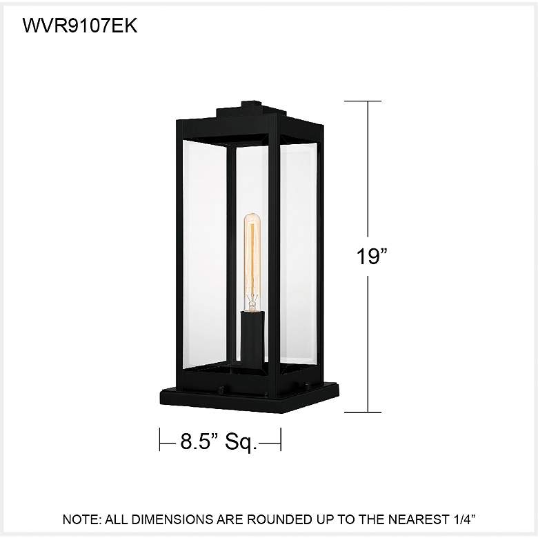 Image 6 Quoizel Westover 19" High Earth Black Outdoor Lantern more views