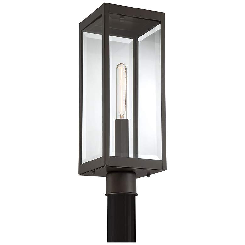 Image 5 Quoizel Westover 20 1/2 inch High Bronze Outdoor Post Light more views