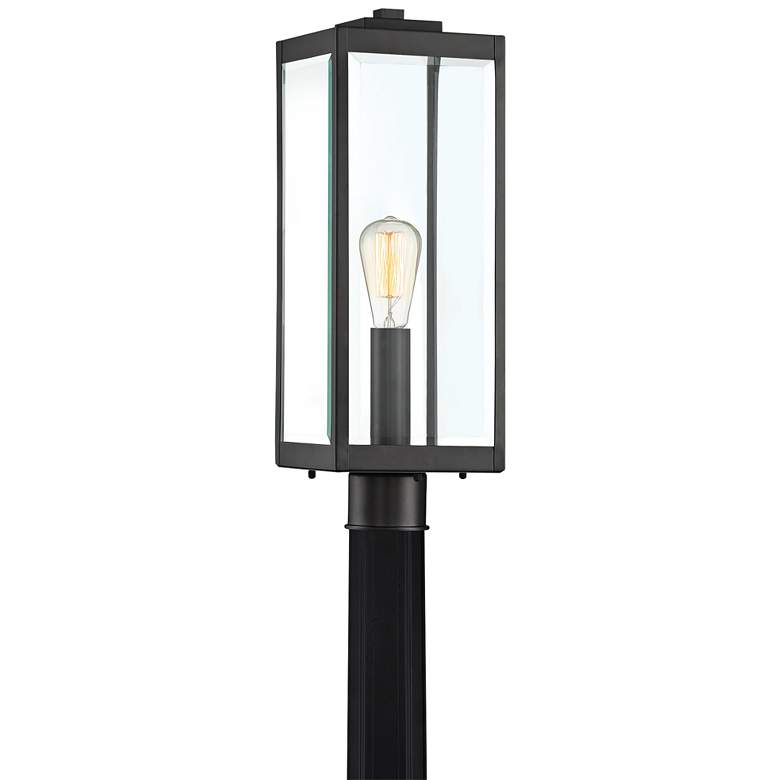 Image 2 Quoizel Westover 20 1/2" High Earth Black Outdoor Post Light