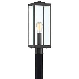 Image2 of Quoizel Westover 20 1/2" High Earth Black Outdoor Post Light