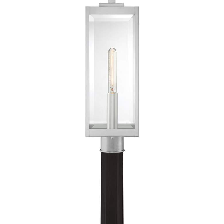 Image 4 Quoizel Westover 20 1/2 inch High Silver Outdoor Post Light more views