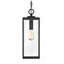 4_Quoizel Westover 20 3/4" Earth Black Clear Glass Outdoor Hanging Light more views
