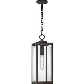 Image3 of Quoizel Westover 20 3/4" High Bronze Outdoor Hanging Light more views
