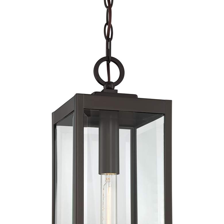 Image 6 Quoizel Westover 20 3/4" High Bronze Outdoor Hanging Light more views
