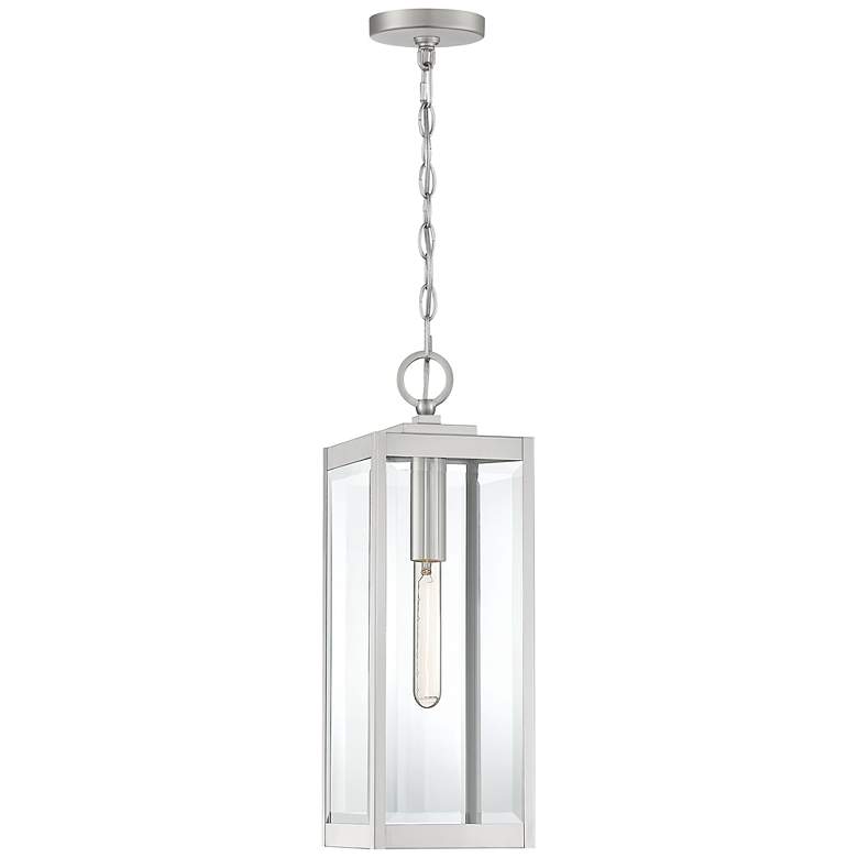 Image 2 Quoizel Westover 20 3/4" High Silver Outdoor Hanging Light