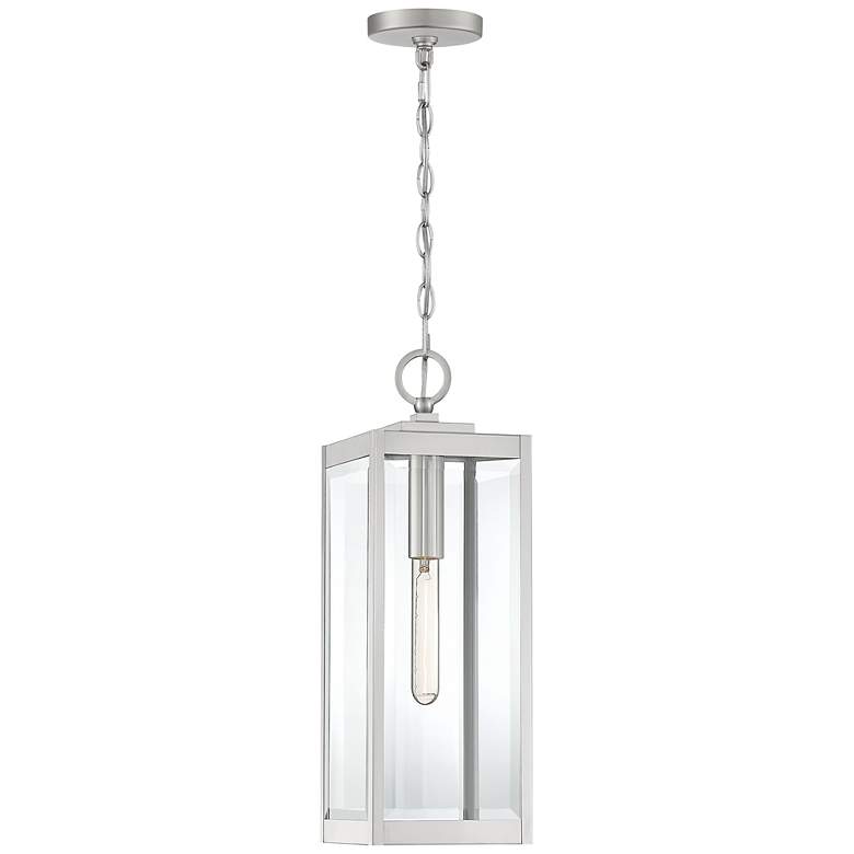 Image 2 Quoizel Westover 20 3/4 inch High Silver Outdoor Hanging Light