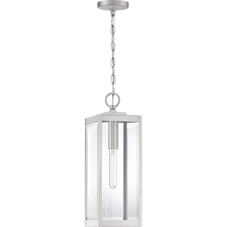 Image 3 Quoizel Westover 20 3/4 inch High Silver Outdoor Hanging Light more views