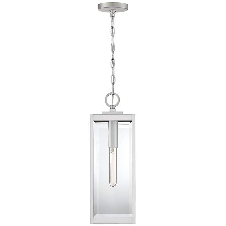 Image 3 Quoizel Westover 20 3/4 inch High Silver Outdoor Hanging Light more views