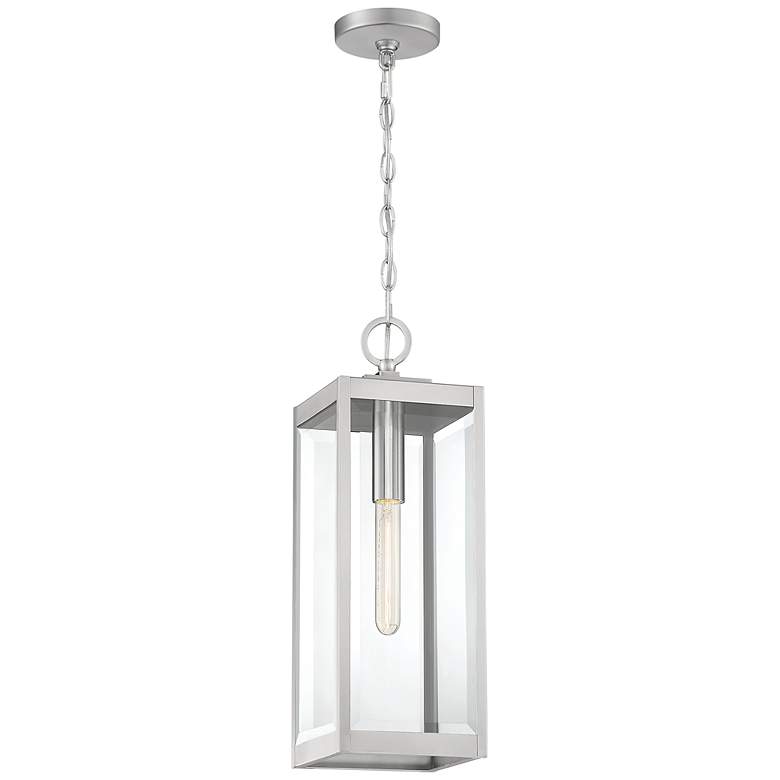 Image 4 Quoizel Westover 20 3/4" High Silver Outdoor Hanging Light more views