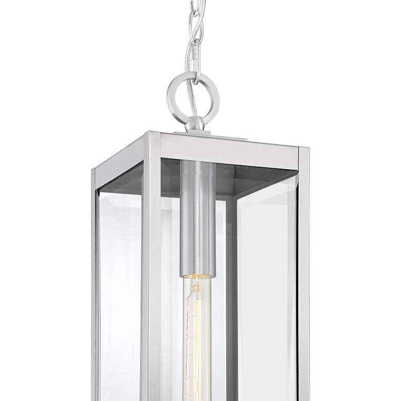 Image 5 Quoizel Westover 20 3/4 inch High Silver Outdoor Hanging Light more views