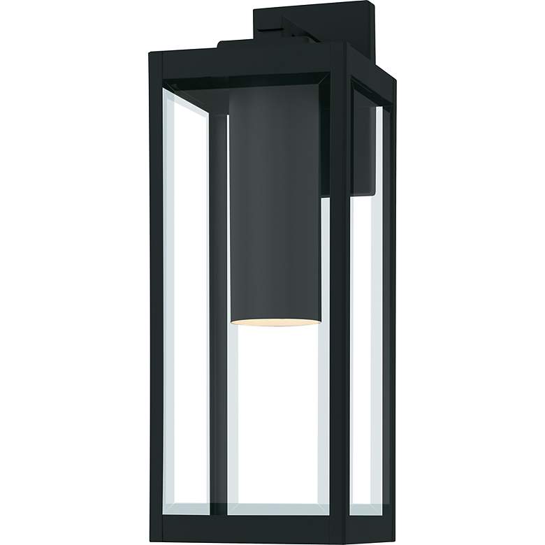 Image 1 Quoizel Westover 20" High Earth Black Outdoor Wall Light