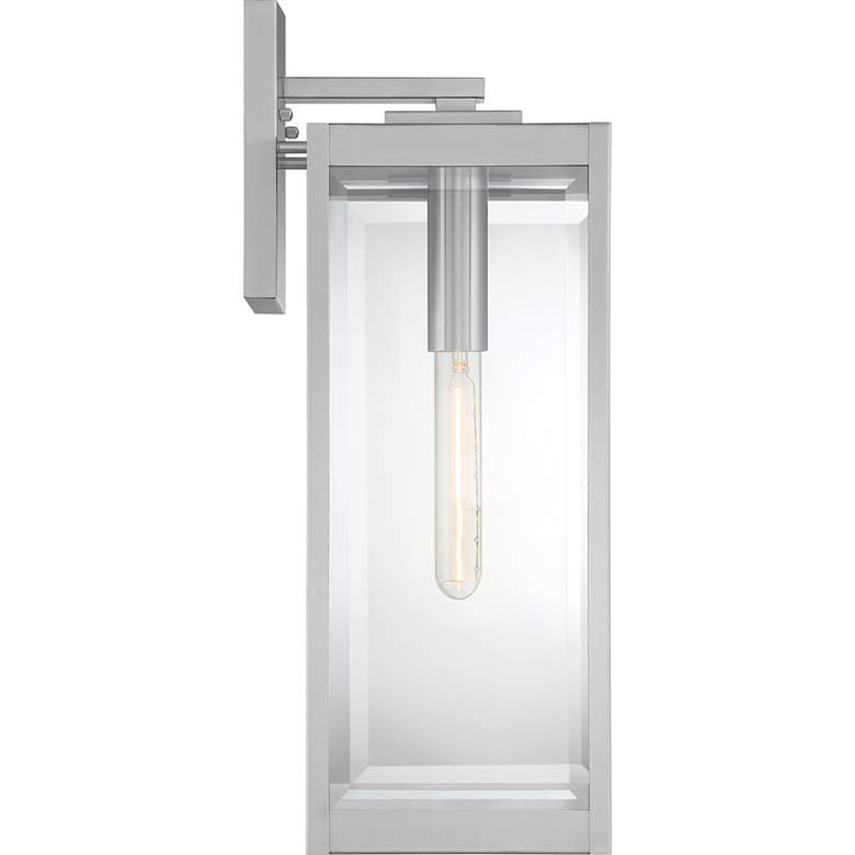 Image 5 Quoizel Westover 20" High Silver Outdoor Wall Light more views