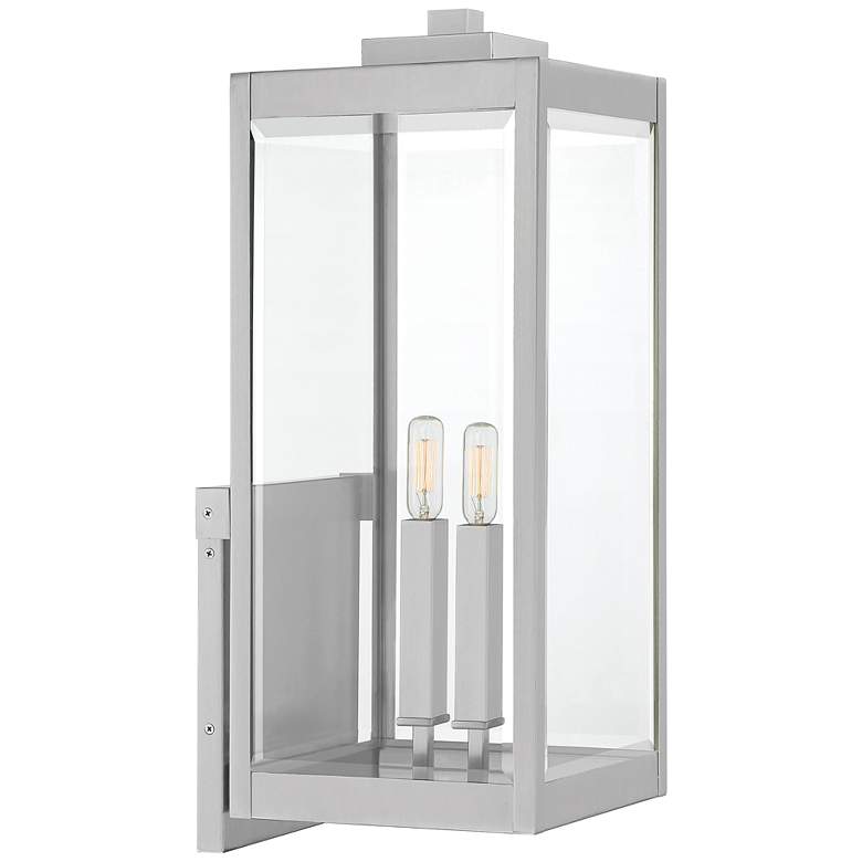 Image 1 Quoizel Westover 22 3/4"H Stainless Steel Outdoor Wall Light