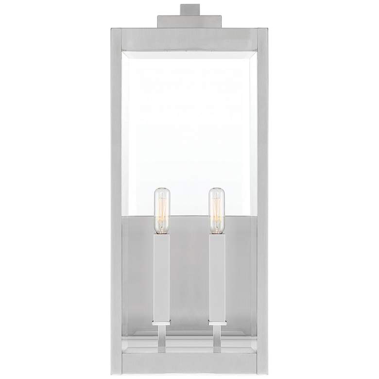 Image 4 Quoizel Westover 22 3/4"H Stainless Steel Outdoor Wall Light more views