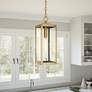 1_Quoizel Westover 7" Wide Antique Brass Mini Pendant