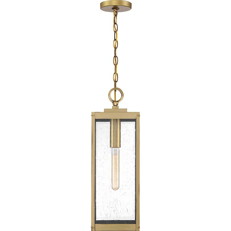 Image 4 Quoizel Westover 7" Wide Antique Brass Mini Pendant more views