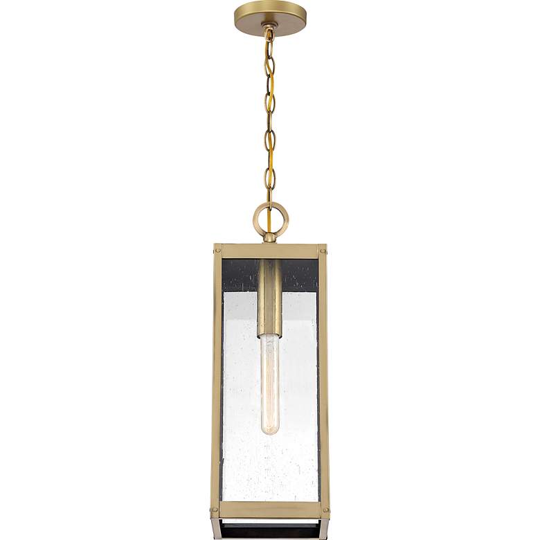 Image 5 Quoizel Westover 7" Wide Antique Brass Mini Pendant more views