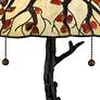 Quoizel Whispering Wood 25" Tiffany-Style Art Glass Table Lamp in scene