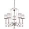 Quoizel Whitney 28" Wide Imperial Silver Chandelier