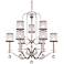 Quoizel Whitney 32" Wide Imperial Silver Chandelier