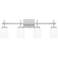 Quoizel Wilburn 31" Wide Brushed Nickel 4-Light LED Bath Light